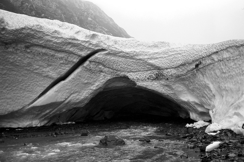Photo: Snow Cave near Byron Glacier